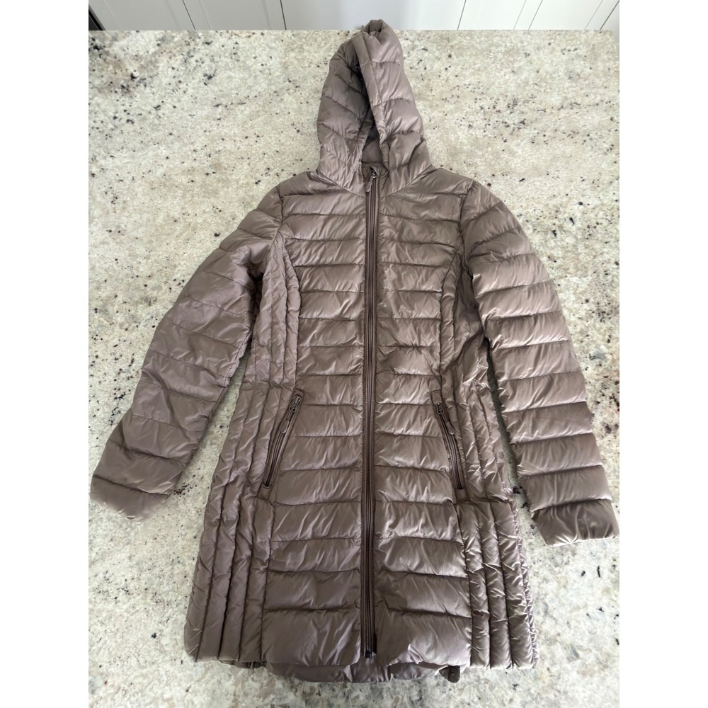 32 Degree Aventure‎ Size S Brown Long Hooded Down Puffer Coat